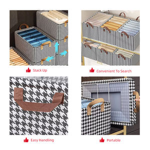 フードジーンズ収納収納ボックス多機能折りたたみ式大容量 - Product Image 6