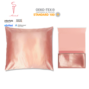 Set di Federe in Seta di Gelso 100% all'Ingrosso, Stampa Personalizzata, Morbide e Lisce, <span class=keywords><strong>Benefiche</strong></span> per Capelli e Pelle, Regalo di <span class=keywords><strong>Natale</strong></span> - Product Image 3