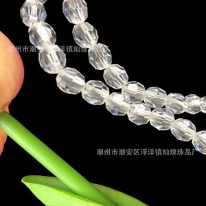 Acrylic Angle <b>Beads</b> 6-10mm 32 Facets Transparent DIY Jewelry Making Material Bulk Loose <b>Beads</b> - Product Image 2