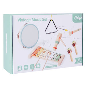 Nuevo Instrumento de Percusión de Madera para el Desarrollo Auditivo, Juego de Juguetes Musicales Educativos para la Ilustración Vocal de Niños - Product Image 3