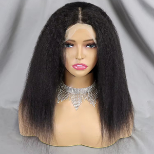 100% Nguyên Liệu Việt Nam Trinh Nữ <span class=keywords><strong>Bob</strong></span> Tóc Giả Trong Suốt Thụy Sĩ Ren Phía Trước Glueless Kinky Thẳng 13X4 Brazil Con Người Chất Lượng Cao Cấp - Product Image 1