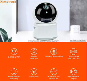 Cámara IP Innotronik de Nuevo Diseño, 4MP, Interior, Mini, Inteligente, Visión Nocturna, PTZ, WiFi, Seguimiento Automático, para la Aplicación Tuya, <span class=keywords><strong>Google</strong></span> Alexa - Product Image 2