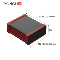 Boîtier d'armoire extérieur Yonggu Transportation Industries Server Case Ligne d'amplificateur en aluminium 2U Châssis en aluminium