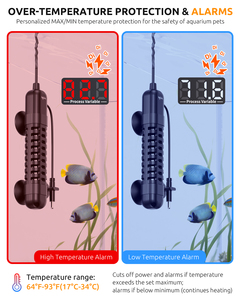 מחמם אקווריום קטן Seaoura SR-318 עם בקר חיצוני, כיבוי אוטומטי, הגנה מפני התחממות יבשה, מחמם טבול לצבים ואקווריום דגים - Product Image 4