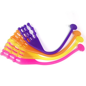 Vente directe d'usine de corde de tension à trois sections pour yoga, exercices d'étirement, corde élastique en silicone avec résistance - Product Image 4