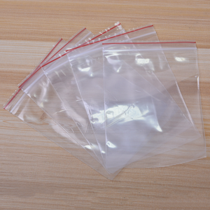 Reclosable Transparent PE Zip lock Plastic Bag Packing Jewelry Food Clothing