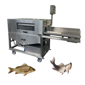 Máquina automática para desentrañar pescado / Máquina para abrir la espalda del pescado / Máquina para limpiar el intestino de sardinas - Product Image 3