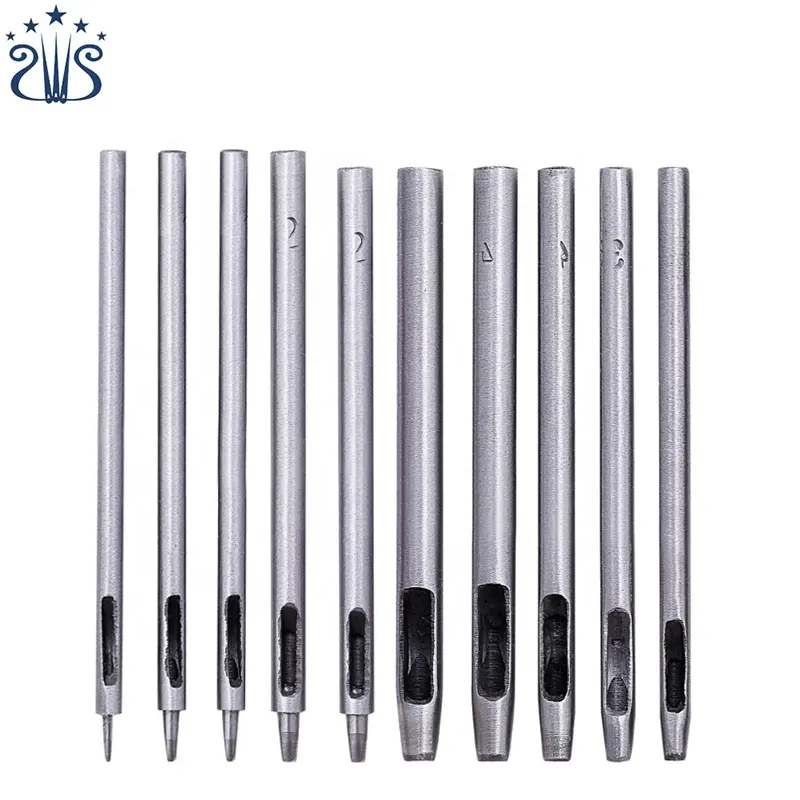 0.5-5MM 10 Piece Hollow Punch Tool Set
