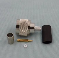 Câble LMR240 personnalisé, antenne IP67, fil électrique étanche, connecteur coaxial RF de type N mâle à sertir