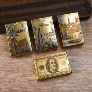 Cartes de <span class=keywords><strong>poker</strong></span> en plastique écologiques personnalisées avec impression dorée, coffrets cadeaux promotionnels avec personnalisation - Product Image 1