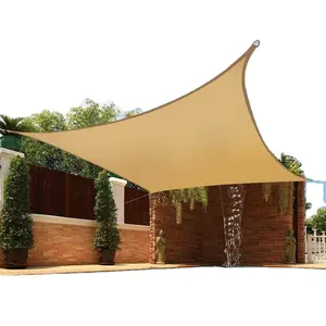 Sun-Shelter Waterproof Sunshade Sail Outdoor Rectangle Shade Sail Garden Terrace Canopy Swimming Yard Sail Beach Car Auvent