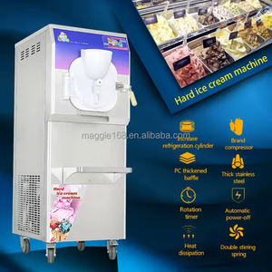 آلة صنع الآيس كريم الإيطالي الاحترافية الأكثر مبيعًا بـ 5 برامج، سعة 48-125 لتر/ساعة، جيلاتو، فريزر للآيس كريم الصلب - Product Image 2