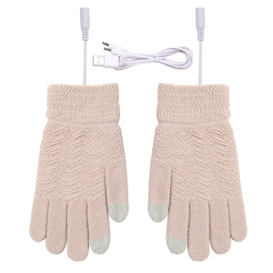 Gants chauffants USB Motif chauffant <span class=keywords><strong>Mitaine</strong></span> à tricoter Gants chauffants Mains complètes Écran tactile <span class=keywords><strong>Ordinateur</strong></span> portable Gants chauds - Product Image 3
