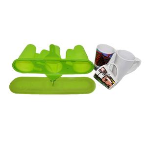 17oz forma de cono 3D sublimación taza de silicona envoltura taza de goma taza abrazadera molde - Product Image 2