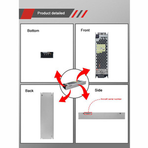 평균 웰 UHP-200R-48 48v 4.2A 밀폐형 200W 슬림형 (PFC 스위칭 전원 공급 장치 포함) - Product Image 5