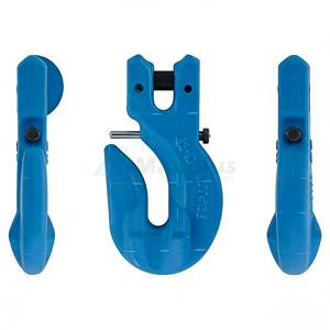 ตะขอเกี่ยวเหล็กตีขึ้นรูป G100 สำหรับยกของ แบบเปิดขนาดใหญ่ พร้อมห่วงคลีวิส  วัสดุเหล็กตีขึ้นรูปเพื่อความปลอดภัย โครงสร้างเหล็กคุณภาพสูง วัสดุคุณภาพเยี่ยม - Product Image 5