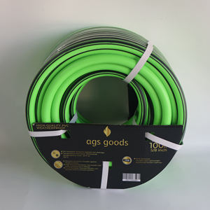 Tuyau d'arrosage en <span class=keywords><strong>PVC</strong></span> robuste en laiton, 75 pieds x 5/8 pouces, flexible, léger, poignée pivotante, raccords mâle/femelle 3/4 pouces, résistance à l'éclatement de <span class=keywords><strong>600</strong></span> PSI - Product Image 4