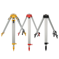Trépied de Mesure FEO Personnalisable en Alliage d'Aluminium Durable pour Station Totale, Théodolite et Niveau de Géomètre