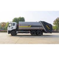 Camion à ordures compacteur 6x4 22 m³ avec système hydraulique à bras oscillant pour la collecte des déchets