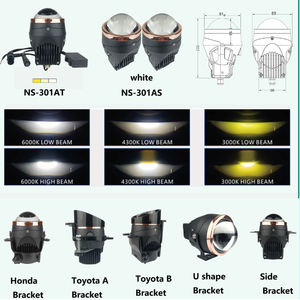 โปรเจคเตอร์แบบ Bi-LED 3นิ้วใหม่เลนส์ไฟตัดหมอก120วัตต์12V 24V อุปกรณ์ตกแต่งรถยนต์ H7 LED สำหรับ <span class=keywords><strong>Toyota</strong></span> Corolla/C-HR/<span class=keywords><strong>altis</strong></span> - Product Image 4