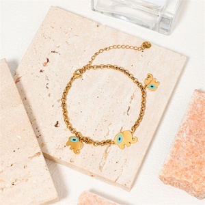 <b>Cute</b> Animal Jewelry Dainty Charms Jewelry Gold Turtle <b>Bracelets</b> for Women - Product Image 4