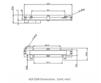UART Ultraschall-Sauerstoffs ensor Medizinischer Luftmassen messer Sauerstoffs ensor für Sauerstoff generator AOF1000