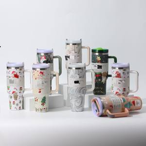 ถ้วยฉนวนสุญญากาศสำหรับ<span class=keywords><strong>รถยนต์</strong></span>ทำจากสเตนเลสขนาด40ออนซ์ถ้วย2024สีคริสต์มาสส่งตรงจากโรงงาน - Product Image 1