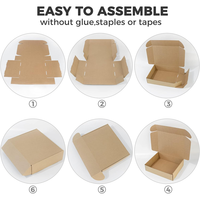 Caja de Embalaje de Cartón Corrugado Personalizable con Forma de Avión para Envíos Express