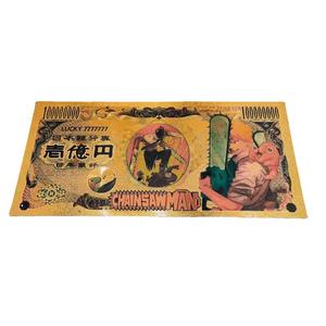 2026 Gran Venta JP <span class=keywords><strong>Chainsaw</strong></span> Hero 5 Diseños Billete Bañado en Oro de 24K para Colección - Product Image 3