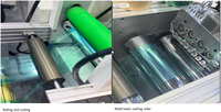 Machine professionnelle certifiée CE à 5 couches pour la fabrication de films, destinée aux tests de formulation de matériaux polymères en laboratoire