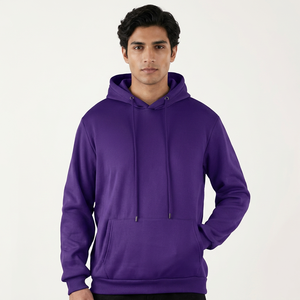 Sudadera con Capucha Oversize de Alta Calidad para Hombre, 400gsm, de Algodón 100%, con Media Cremallera y Estampado Digital, Estilo Urbano de Invierno - Product Image 1