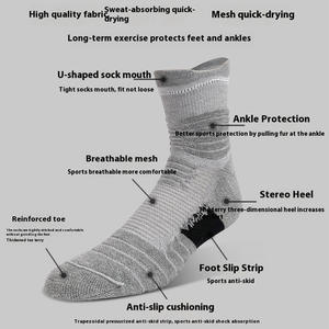 אנשי צוות באיכות גבוהה גרביים אתלטי גרביים אתלטי מותאם אישית כדורסל ספורט עבה - Product Image 4