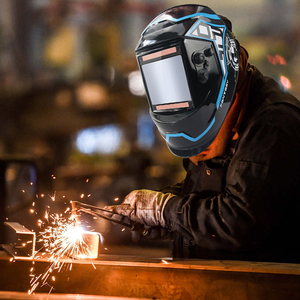 หน้ากากเชื่อมแบบมีหน้าต่างขนาดใหญ่สำหรับช่างเชื่อม ป้องกันใบหน้าเต็มรูปแบบ หน้าต่างสีจริงขนาดใหญ่ หน้าต่างขนาดใหญ่ 100*93 - Product Image 3