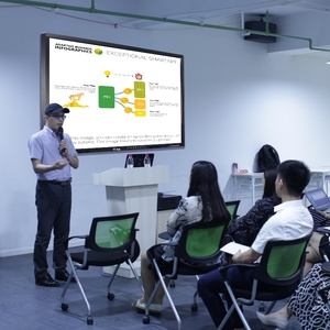 65-inch tương tác màn hình cảm ứng giáo dục Hội Đồng Quản trị Ops phẳng <span class=keywords><strong>LED</strong></span> 4K bảng thông minh Android Windows cho lớp học - Product Image 6