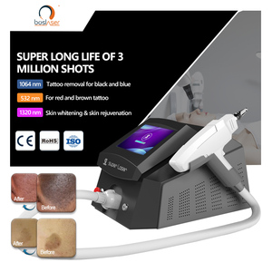 Máquina Q-Switch NdYAG 1064nm/532nm/1320nm con Ancho de Pulso de 5ns, Portátil, de Uso Comercial, Sistema de Eliminación de Pigmentos de Tatuajes y Depilación - Product Image 1