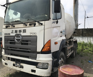 Sử Dụng Nhật Bản Làm Hino 700 500 <span class=keywords><strong>Mixer</strong></span> Xe Tải Thứ Hai Tay Isuz Nissa V8 CWB459 Hino 700 Mô Hình 10cbm Trộn Bê Tông Xe Tải - Product Image 3