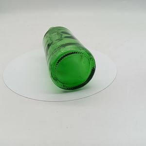 Botella de cerveza de vidrio verde redonda vacía de <span class=keywords><strong>330ml</strong></span>, pantalla de tapa de corona, embalaje elegante, bebidas, champán, muestra gratis disponible - Product Image 3