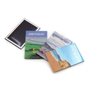 Hot Sale Factory Direct Custom Design Beach Scenery Souvenir Gift Tin Refrigerator Magnet - Product Image 6