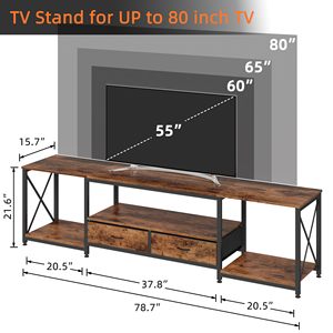 Holz <span class=keywords><strong>TV</strong></span>-Ständer <span class=keywords><strong>TV</strong></span>-Konsolen tisch mit offenen Regalen und Stoffs chu blade für Wohnzimmer Schlafzimmer-Anpassung - Product Image 5