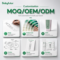 Babyfutur 300ml Biberon allemand en PPSU, conception intégrée double matériau, résistant aux rayures, ensemble cadeau pour le sevrage