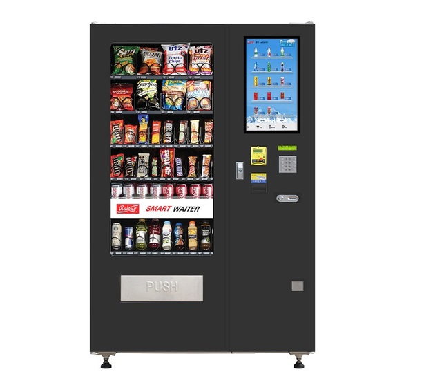 BAIXUE VCM3-4000CS 22 Inch Touch Screen Elevator Vending Machine With Lift Carrier for Cosmetics and Beverage