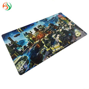 Tapis de <span class=keywords><strong>souris</strong></span> de jeu personnalisé en gros avec logo, grand tapis de jeu en caoutchouc pour joueur de table et usage au bureau, surface d'impression par sublimation - Product Image 1