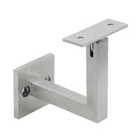 Support de main courante réglable en acier inoxydable ZD, montage latéral, fixation murale, embout pour main courante d'escalier