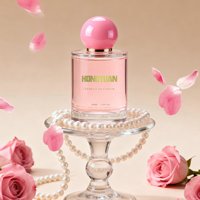 Flacon de parfum en verre personnalisé de forme géométrique 50 ml, finition mate, boîte de marque de parfum de luxe, 100 pièces MOQ