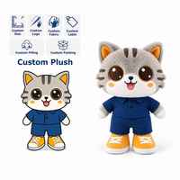 Fabricant de jouets en peluche personnalisés avec logo, animaux en peluche en gros pour les distributeurs, certifiés EN71 ASTM