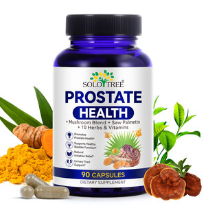 SOLOTREE OEM 90 Cápsulas Suplemento para el Apoyo de la Próstata para Hombres, Mezcla de Hongos para el Tracto Urinario, Saw Palmetto + 10 Hierbas y Vitaminas - Product Image 2