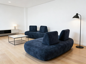 Ensemble de meubles modulaires créatifs nordiques INS, style minimaliste et luxueux, sans accrochage, avec <span class=keywords><strong>mousse</strong></span> haute densité - Product Image 3