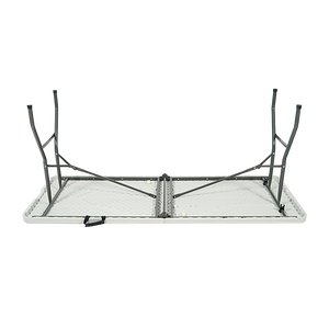 Portable Folding <b>Table</b> 6ft White Rectangular <b>Plastic</b> Outdoor Furniture <b>Foldable</b> Catering Dining Camping Folding <b>Tables</b> HT-635A2 - Product Image 2