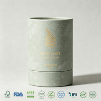 Emballage personnalisé en tube de papier, boîte ronde en carton pour parfum, huile essentielle, cosmétique, bougie, cadeau, toutes tailles, logo OEM