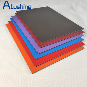 Panneau composite en aluminium ACM pour revêtement mural extérieur, revêtement PVDF, résistant au <span class=keywords><strong>feu</strong></span>, panneau composite en aluminium ACP 3 mm 4 mm, ignifuge, écologique - Product Image 1